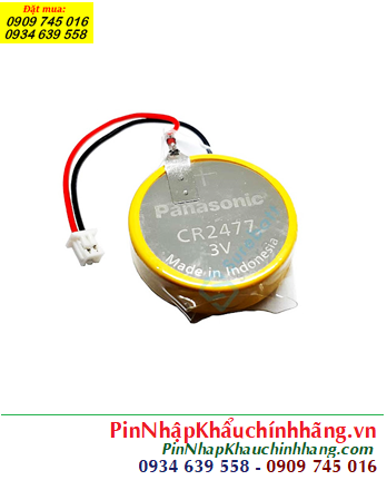 Panasonic CR2477 ( Zắc cắm PLC) Pin nuôi nguồn PLC 3v lithium Panasonic CR2477 chính hãng